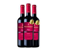 Montecillo Red Label Tempranillo Rioja Crianza 75 cl Vino tinto (Caja de 3 Botellas de 75 cl)