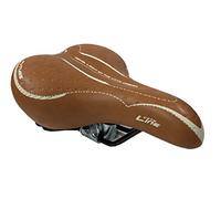 MONTEGRAPPA Sillín para bicicleta de ciudad para mujer y hombre, clásica, City Line Future Holanda, con muelles Monte Grappa (cuero)