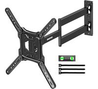 monTEK Brazo largo de 728 mm para televisores de 23 a 65 pulgadas, soporte de TV extensible, giratorio e inclinable, totalmente móvil, apto para máx. VESA 400 x 400 mm, hasta 35 kg