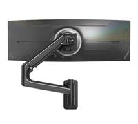 monTEK Soporte de pared para monitor de 57 pulgadas, color negro