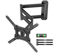 monTEK Soporte de pared para televisores de 23 a 65 pulgadas, soporte de TV de movimiento completo de brazo largo de 946 mm, soporte de pared giratorio e inclinable para pantallas planas y curvas de