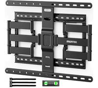 monTEK Soporte de pared para TV ultrafino para la mayoría de televisores de 43 a 90 pulgadas, soporte de TV de 1,1 pulgadas, soporte de TV de movimiento completo, doble orientación, inclinable, máx.