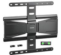 monTEK Soporte de pared ultra delgado de 0.8 pulgadas para televisores de 37 a 75 pulgadas, soporte de pared para TV Full Moiton de hasta 65 kg, soporte giratorio e inclinable para pantallas planas