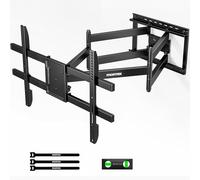 monTEK Soporte TV Pared con Brazo Extralargo de 1067mm para TVs de 43"-90" hasta 60kg, Soporte Pared TV con Giratorio e Inclinable, MAX VESA 800x400mm