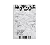 Montell Fish Her Love Still Haunts Me Like A Ghost, pósteres impermeables para pared, impresión en casa, a prueba de humedad, fácil de instalar y resistente a la decoloración, estilo sin marco, 50 x