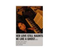 Montell Fish Her Love Still Haunts Me Like A GhostArtistic Póster artístico impermeable de alta definición para cocina, baño, dormitorio, sin taladrar, fácil de instalar, decoración multiescena, 40 x