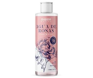 MonteNativo Agua de Rosas Natural 200 ml - Hidrolato de Rosas 100% Puro Doble Destilado por Vapor Ideal Como Tónico Facial, Relajante, Calmante, Antiedad - Agua Floral Para Iluminar Piel y Cabello