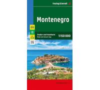 Montenegro 1:150.000. Nuova ediz.: wegenkaart 1:150.000: AK 0713 (Auto karte)