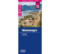 Montenegro (1:160.000): reiß- und wasserfest (world mapping project)