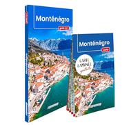 Monténégro (guide light): Avec 1 carte laminée