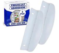 MONTERAL 2 Piezas Tirador Frigorifico y Congelador Orificios para Montaje 150 mm Tamaño 200 mm con Código Original F86U011A7 AS0000496 para Fagor - Garantía de 10 Años