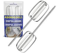 MONTERAL 2 Piezas Varilla Mezcladora para Batidora de Varillas con Código Original AS00003011 para Kenwood HMP50.000BK HMP50.000WH - Garantía de 10 Años