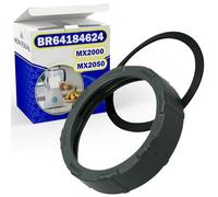 MONTERAL Anillo Ajustador y Arandela de Goma para Batidora de Vaso con Código Original BR64184624 64184624 para Braun MX2000 MX2050