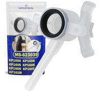 MONTERAL Conector con Junta y Tubo para Deposito Agua de Cafetera Capsulas con Código Original MS-623039 MS623039 para Krups para Dolce Gusto KP1500 KP1506 KP1605 KP1608 KP190H KP160T KP161M