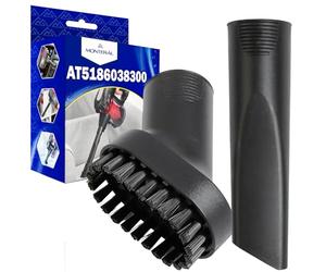 MONTERAL Conjunto de Cepillo Aspiradora y Boquilla para Grietas para Aspirador de Mano con Código Original AT5186038300 para Ariete Handy Force 2761 Aspiradora Vertical - Garantía de 10 Años