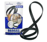 MONTERAL Correa Dentada para Panificadora 518x8mm 869551 para Unold