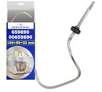MONTERAL Gancho Amasador Robot de Cocina 190x80x32 mm 659890 para Bosch