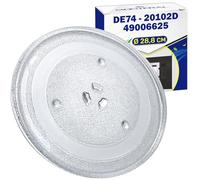 MONTERAL Plato Microondas Universal Ø 28,8 cm Tiene 3 Fijaciones Plato Giratorio Ø 288 mm con Código Original DE74-20102D para Samsung 49006625 para Candy