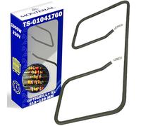 MONTERAL Resistencia Inferior para Parrilla Electrica 1000W 230V 318x159 mm con Código Original TS-01041760 para Tefal OptiGrill+ XL - Garantía de 10 Años