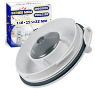 MONTERAL Tapa Batidora de Vaso Ø 116x33 mm con Código Original 10005576 00610182 para Bosch Robot de Cocina Serie Mum - Garantía de 10 Años