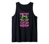 Monterey Beach Estoy aquí para IR de Compras en California Camiseta sin Mangas