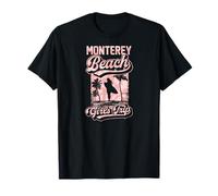 Monterey Beach Girls Trip - Gráfico de Palmera a Juego Camiseta