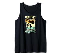 Monterey Beach Girls Trip - Gráfico de Palmera a Juego Camiseta sin Mangas