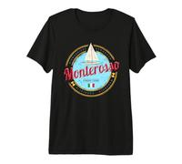 Monterosso Cinque Terre La Spezia Retro Italia Vintage Camiseta Premium