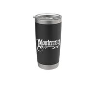 Monterrey Ciudad de México Orgullo Chicano Nuevo León Mexicano Cholo Vaso térmico de acero inoxidable de doble pared