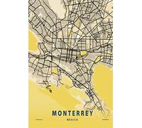 Monterrey Mexico: 6x9 Lined Journal | Memory Book | Travel Journal | Diary To Record Your Thoughts | Graduation Gift | Teacher Gifts | Black and ... People Who Love To Travel | Monterrey Mexico