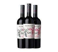 Montes Twins Valle Central 75 cl Vino tinto (Caja de 3 Botellas de 75 cl)