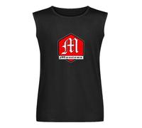 Montesa Style Crest Motorcycle Vest Tank Camiseta para hombre, color negro, unisex, sin mangas, Negro , S