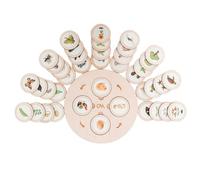montesori Life Cycle Puzzle-montesori Life Growth Cycle Board, Animal Figure Match Game | de Madera con Rejillas como Ayuda de Aprendizaje temprano para 3 4 de 6 Años a la Edad