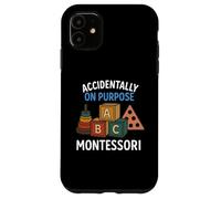 Montessori accidentalmente a propósito - ABC Blocks & Shapes Art Carcasa para iPhone 11