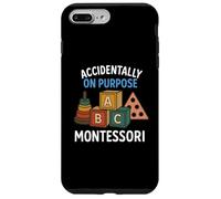 Montessori accidentalmente a propósito - ABC Blocks & Shapes Art Carcasa para iPhone 7 Plus/8 Plus
