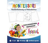 Montessori Aktiwiteitsboek vir Voorskool (Afrikaans): Handskrifoefening en Potloodbeheer vir Kinders 3-5 Jaar: Voorskryf-strepe en lyne | Fynmotoriese ... | 108 bladsye | Sertifikaat ingesluit