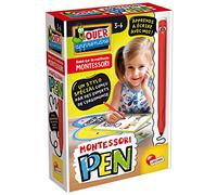 Montessori - Bolígrafo de erigo lisciani giochi LIGFR97203 | Bolígrafo Borrable para Aprender a Escribir - Motricidad Fina y Pre-Escritura - Pizarras Reutilizables - Método Montessori