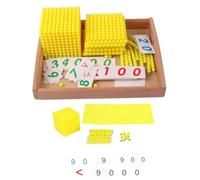 Montessori Decimal Bank Juego de cartas de juego, juego de banco decimal, para desarrollar el pensamiento de capacidad computacional