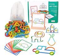 Montessori Juegos educativos a partir de 3 años - Juguetes preescolares para reconocimiento de forma y color - Adecuado para niños de 2 a 7 años, niños y niñas
