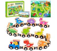 Montessori Juguete a partir de 1 2 años: dinosaurio juguete de madera juguete de motricidad juguete a partir de 1 año de tren de madera juguete para niños a partir de 1 2, juguete Montessori bebé