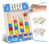 Montessori - Juguete a partir de 3-4-5 años, regalo para niños y niñas, 4, 5, 6 años, juego magnético para niños, juguetes de madera, juegos educativos a partir de 4 a 7 años, juguete para niños