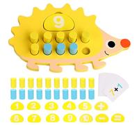 Montessori - Juguete de matemáticas para aprender números, juguete de aprendizaje de matemáticas para niños a partir de 3 años, contando juegos educativos, número y conteo, juguete de habilidades