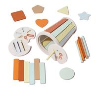 Montessori - Juguete para niños a partir de 1, 2, 3, 4, 5 años, juguete sensorial, juguete de motricidad para bebés a partir de 1, 2, 3, 3, 3 años, juguete de madera 3 en 1, 2, 3, 4, 5 años