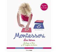 Montessori. Las letras: Incluye un libro y 27 tarjetas de letras