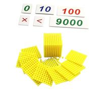 Montessori Mathematics Game - Juego de banco de matemáticas - Sistema decimal y herramientas bancarias