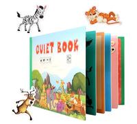 Montessori Quiet Book Interactive Busy Book, libro tranquilo Montessori for Toddlers, Montessori Toys Montessori, juguete Quiet Book Montessori, libro de rompecabezas, libro de juguetes de aprendizaje
