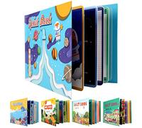 Montessori Quiet Book, Interactive Busy Book Montessori Juguete, Libro Tranquilo Montessori for Toddlers, Puzzle Libro Educativo de Juguete Preescolar, Libro de Juguete para niños a Partir de 2 años