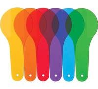 Montessori - Suministros educativos para profesores de ciencias - 6 placas de filtro de color transparentes para aprendizaje de color, óptica y cognición de pintura