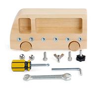 Montessori - Tablero de destornillador para niños, materiales Montessori, habilidades básicas, juguetes educativos de aprendizaje para niños de 3, 4 y 5 años, juego clasificador de tornillos, juguete