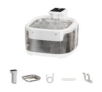 Montesy Fuente de agua automática para gatos de 4,5 L, dispensador de agua recargable por USB con filtración circulante para mascotas y razas pequeñas